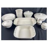 Group of Longaberger Pottery cookware
