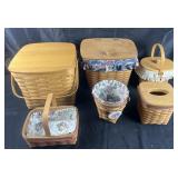 6 Longaberger baskets