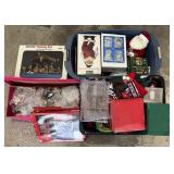 Group of Christmas decorations, ornaments and