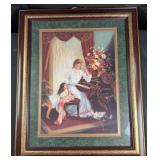 Framed wall art, 27ï¿½ x 33ï¿½ high