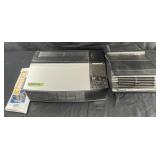 Oreck air purifier with extra filter & Amcor fan,