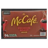 McCafe medium roast coffee keurig cups 94 count