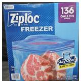Ziploc gallon bags 136 count