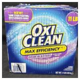 11lb. Box of Oxi Clean Max Efficiency Odor