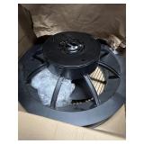 Artika Elton Fandelier Black with Remote Dimmable