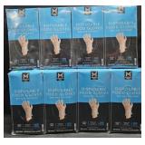 8- Disposable Food Gloves 500 count each box