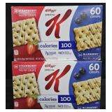 2- Special K pastry crisps 60 count per box