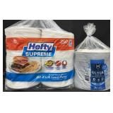 250ct. Bag of Hefty Supreme 8.875' Lunch Plates