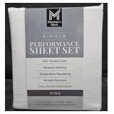 King size 6 piece sheet set