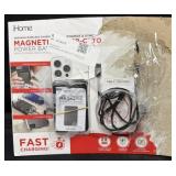 iHome Magnetic Power Bank, OPENED, UNTESTED