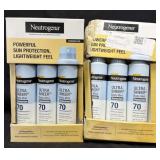 6- 5oz. Bottles of Neutrogena SPF 70 UltraSheer