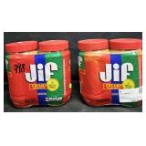 4- Jif creamy peanut butter 48oz each
