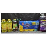 3- Pine Sol 60oz each. Clorox disinfectant wipes