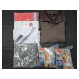Men's size Large shirts, Eddie Bauer pullover and