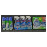 3- Scrubbing Bubbles. 3- Clorox bleach foamer 3oz