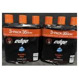 6- 9.5oz. Cans of Edge Shave Gel