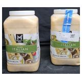 2- Italian Dressing 1 gallon each