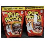 2- PupPeroni dog treats 46oz each
