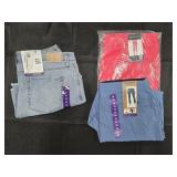 Women's size 16 denim shorts and pants. New w/