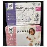 126ct. Box of Premium Size 7 Diapers