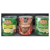 Del Monte whole kernel corn 106oz. Tomato Sauce