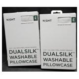 2- King size DualSilk pillow cases