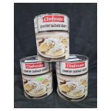 3- Country Sausage Gravy 6lb each