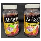 2- 75ct. Bottles of Airborne Immune Support