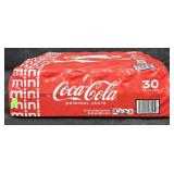 Coca-Cola Mini's 30 pack 7.5oz cans