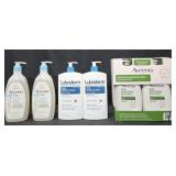2- Aveeno baby wash 18oz each. 2- Lubriderm