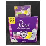 128ct. Box of Poise Size 5 Pads