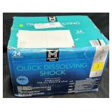 24- 1lb. Pouches of Quick Dissolving Shock