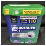 110ct. Tub of Auto Dishwasher Pacs
