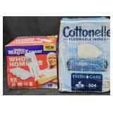 Magic Eraser 18 count. Cottonelle wipes 504 count