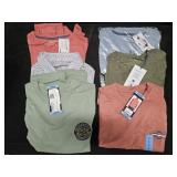 Men's size Large shirts. Most New w/ tags