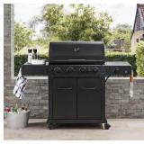 (MSRP: $399) 5-Burner Propane Gas Grill w/ Cover,