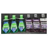 3- Scope mouthwash 33.8oz each. 3- Listerine