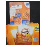 Lance sandwich crackers 40 packs. Goldfish