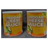 2- Cheddar cheese sauce 106oz each