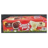 Snack Pack puddings cups 36 variety pack
