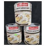 3- Country Sausage Gravy 6lb each
