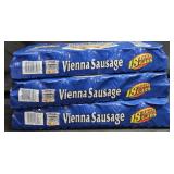 3- Vienna Sausage 18 cans each package