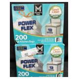 2- 200ct. Boxes of Tall 13-Gallon Kitchen Trash