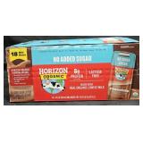 Horizon chocolate milk 18 count 8oz milk boxes