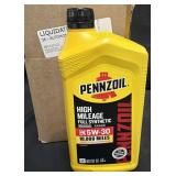 5- 1Qt. Bottles of Pennzoil High Mileage SAE