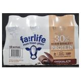 Fairlife Chocolate protein shakes 12 count 11.5oz
