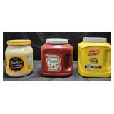 Duke's mayonnaise 64oz. Heinz Ketchup 114oz.