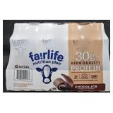 Fairlife Chocolate protein shakes 12 count 11.5oz