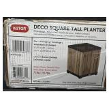 Keter Deco Square Tall Planter