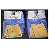 2- Clasp Envelopes 150 count each
